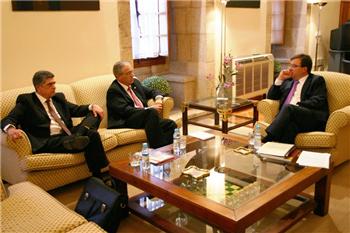 El Presidente de la Junta recibió a responsables de AUPEX