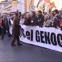Miles de personas se manifiestan en Madrid contra «el genocidio» en Gaza