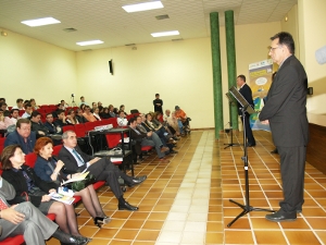 Los eurodiputados Alejandro Cercas y Salvador Garriga han participado en Cáceres en Tengo una pregunta para Europa