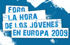 logotipo del FORO la Hora de los Jóvenes en Europa