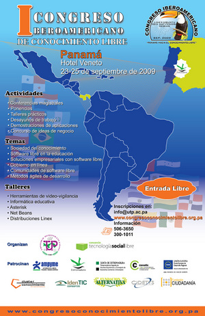 Hoy, miércoles, comienza en Panamá el I Congreso Iberoamericano de Software Libre