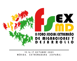 II Foro Social Extremeño de Migraciones y Desarrollo: Plasencia, Cáceres, Almendralejo, Badajoz y Mérida