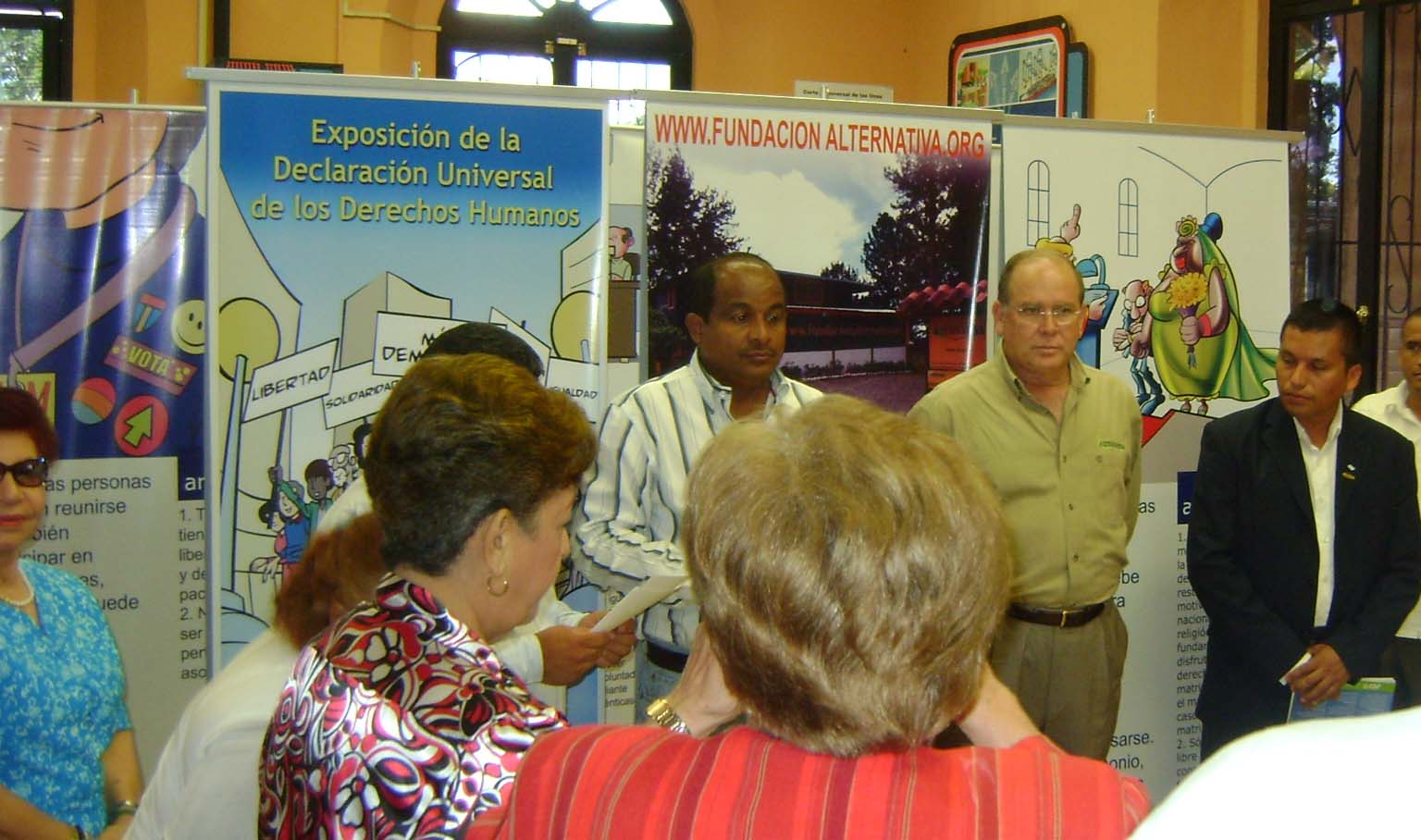 FUNDACION ALTERNATIVA INAUGURA EXPOSICION DE DERECHOS HUMANOS EN CHIRIQUI