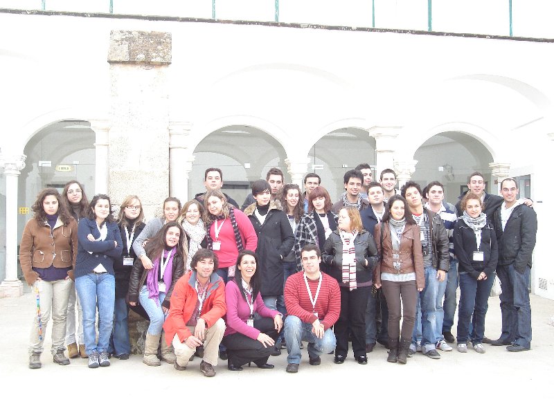 Évora acogió a jóvenes de Extremadura y Portugal en el Encuentro de Jóvenes Euroactivos