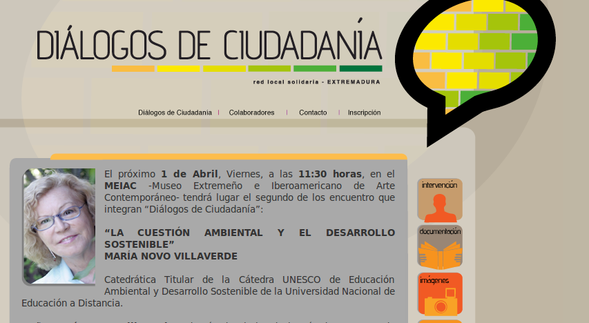 Mañana en Badajoz tendrá lugar el Dialogo de Ciudadanía con María Novo