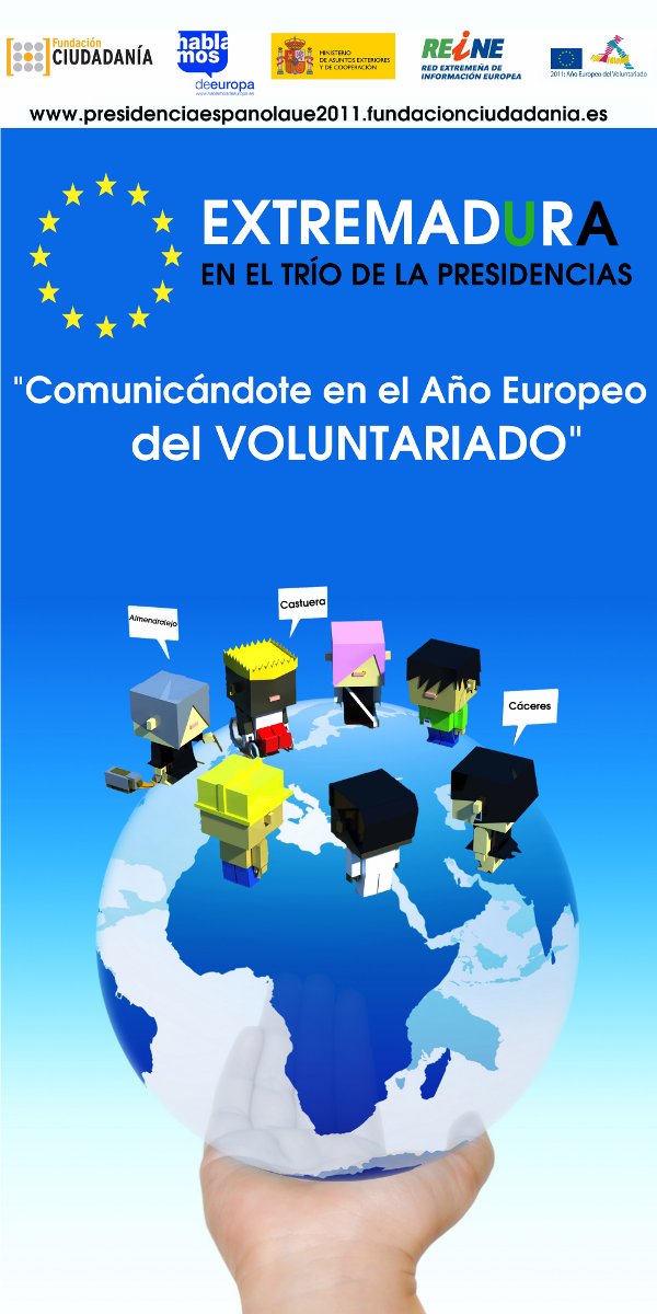 Unas jornadas promocionan el Año Europeo del Voluntariado en Castuera (Badajoz) entre los jóvenes extremeños
