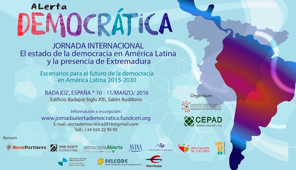 Jornada Internacional «El estado de la Democracia en América Latina y la presencia de Extremadura»