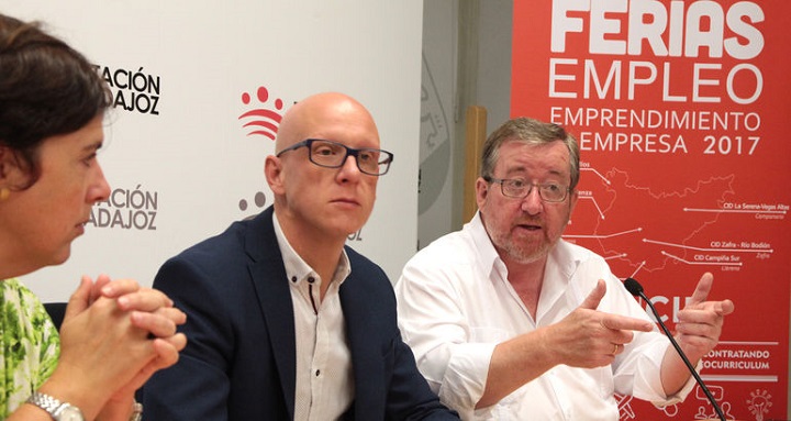 La Diputación de Badajoz promueve las Ferias de Empleo, Emprendimiento y Empresa 2017.