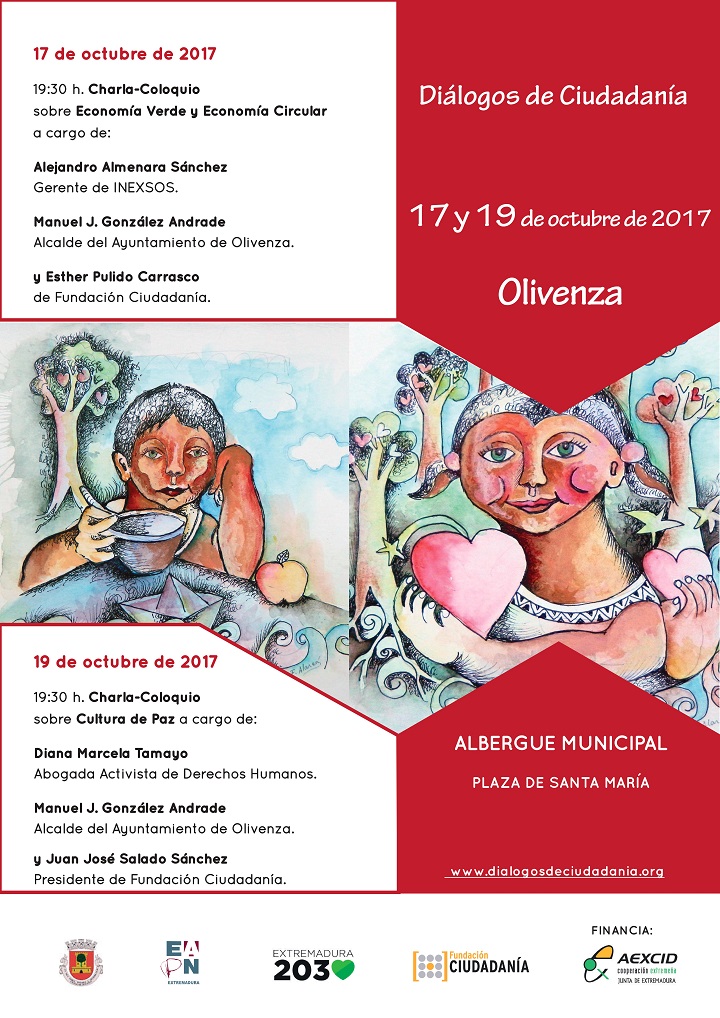 El segundo Diálogo de Ciudadanía, se celebra esta tarde en Olivenza.