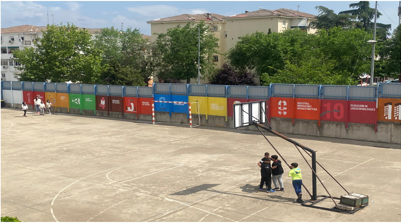 Inauguración del Muro de los ODS en el I.E.S. Sáenz de Buruaga