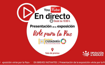 Inicia la Rueda de Prensa para la Presentación de la Exposición «Arte para la Paz»