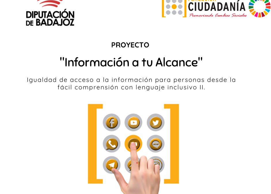 Comienza la segunda fase del proyecto «Información a tu alcance»